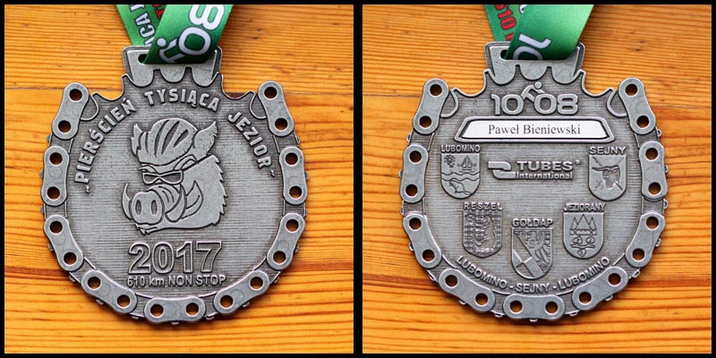 Pierścień Tysiąca Jezior 2017 Medal
