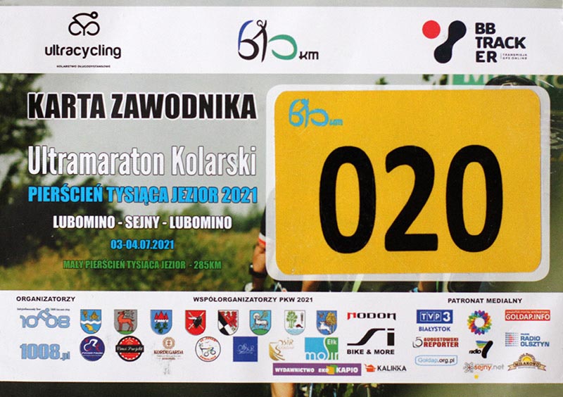 Pierścień Tysiąca Jezior karta zawodnika